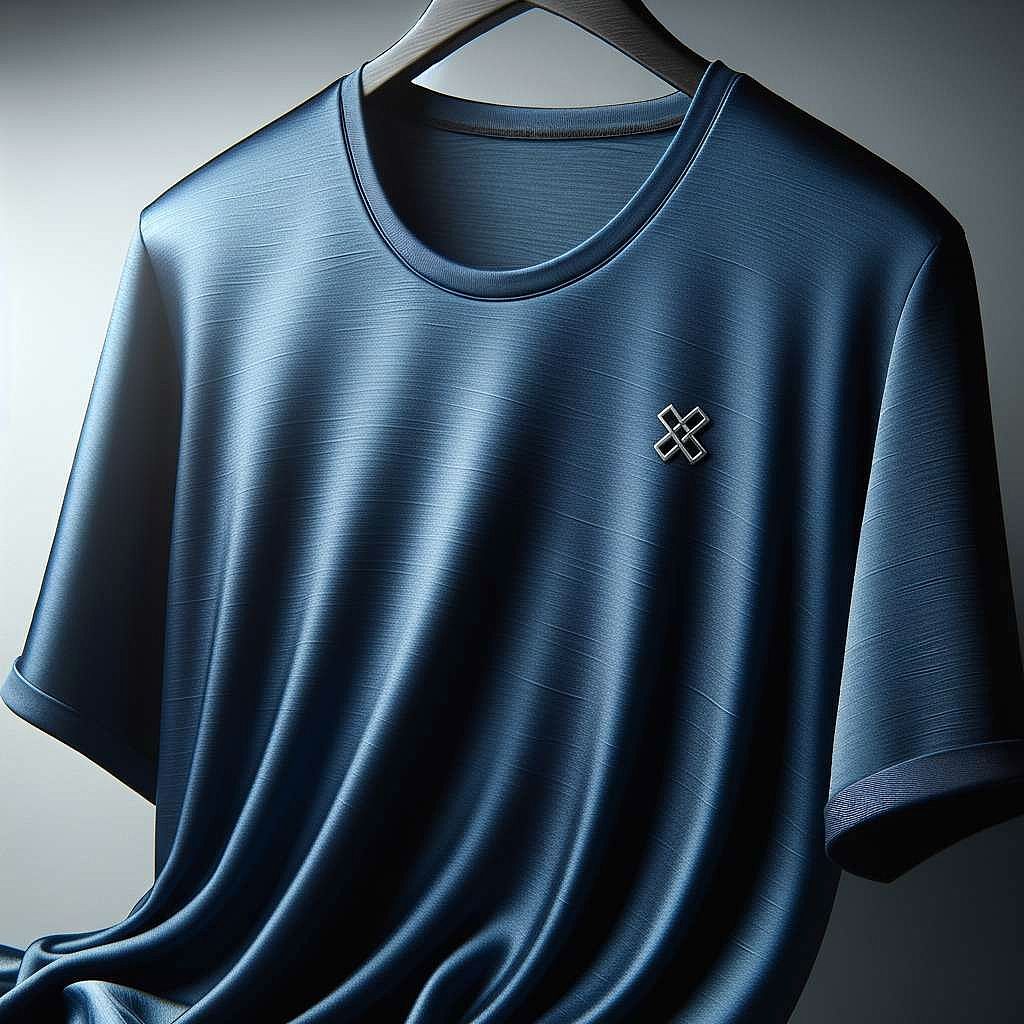 Sleek and Sophisticated Blue T-Shirt