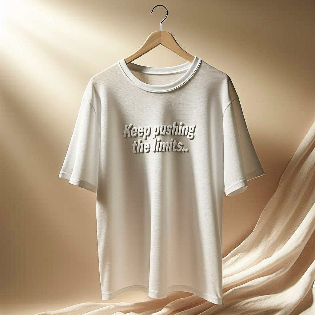 Minimalist Motivational T-Shirt: Keep Pushing the Limits
