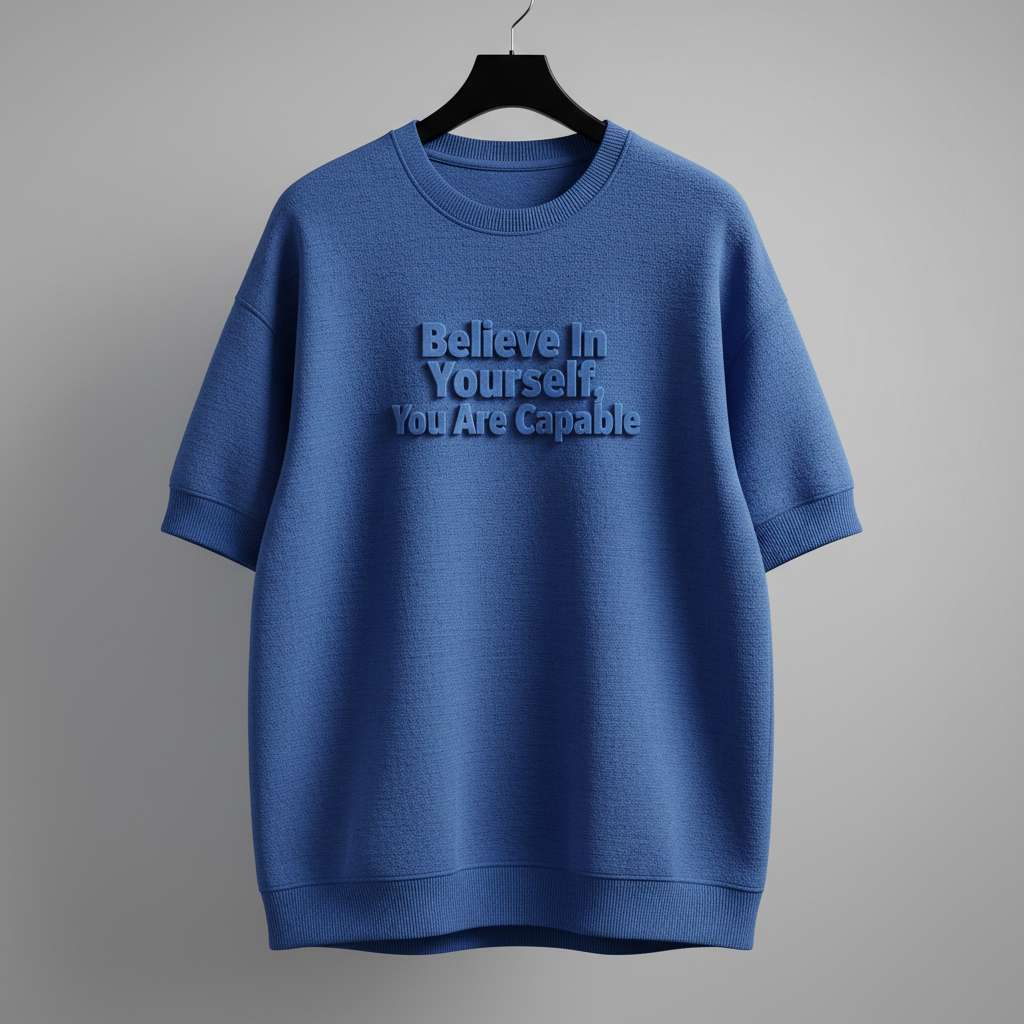 Believe In Yourself T-Shirt - Blue