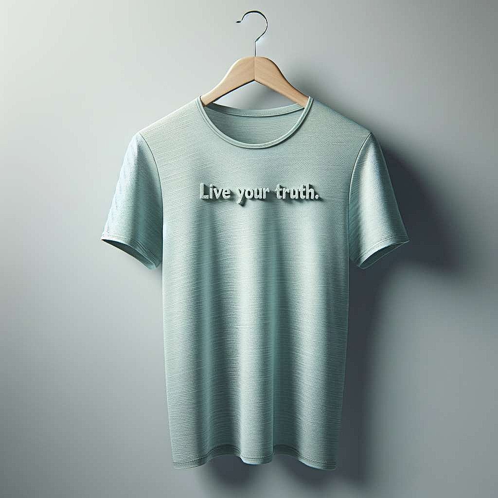 Live Your Truth Pale Green T-Shirt