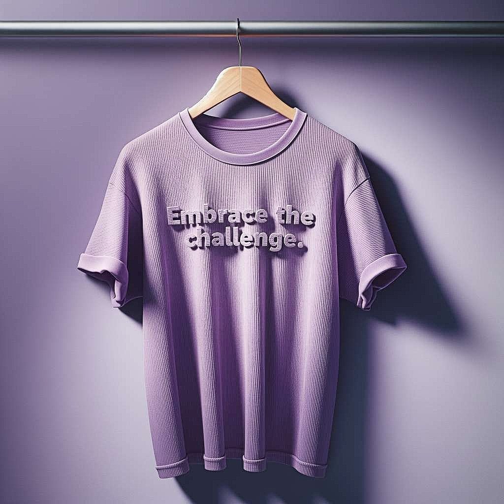Embrace the Challenge Lavender T-Shirt