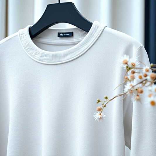 Minimalist Floral T-Shirt - White