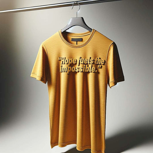 Hope fuels the impossible Mustard T-Shirt