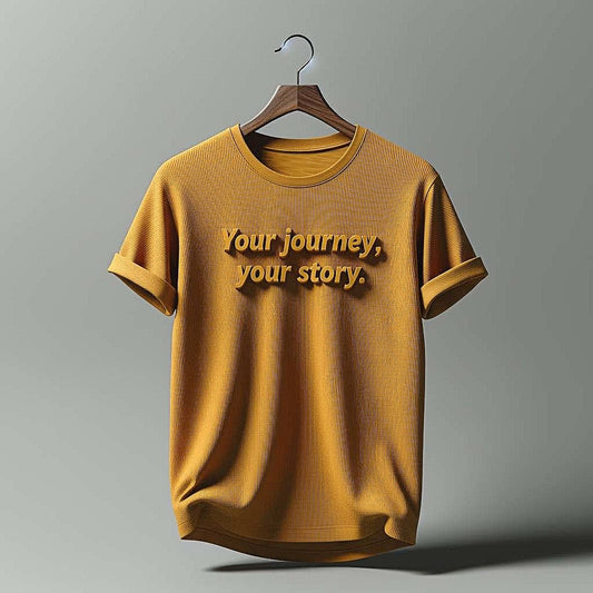 Your journey, your story Mustard Yellow T-Shirt