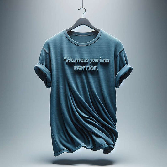 Harness Your Inner Warrior Blue T-Shirt