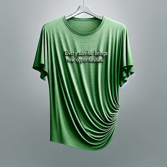 Every Sunrise Brings New Opportunities Green T-Shirt
