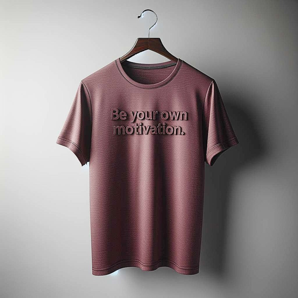 Be Your Own Motivation T-Shirt in Earthy Tone