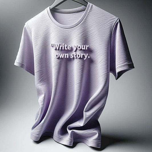 Write Your Own Story Lavender T-Shirt