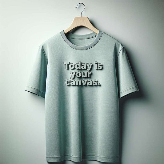 Today is your canvas T-Shirt in Pastel