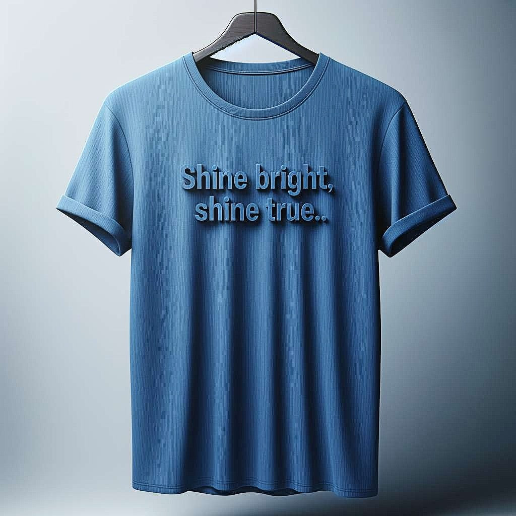 Shine Bright T-Shirt in Blue