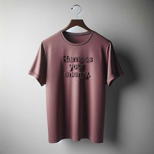 Harness Your Energy Mauve T-Shirt