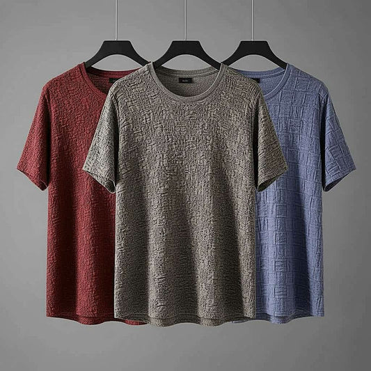 Modern Patterned T-Shirt Combo Set