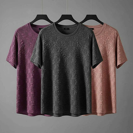 Geometric Trio T-Shirt Combo Set