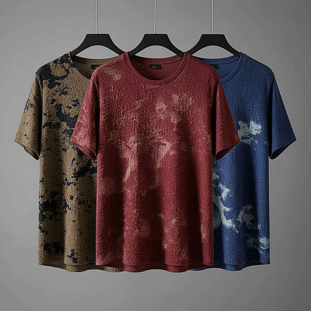 Distressed Earthy T-Shirt Trio