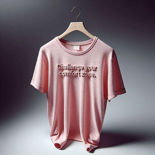 Challenge Your Comfort Zone Pink T-Shirt