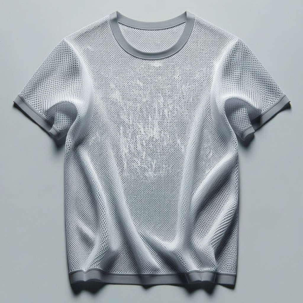 Mesh Sport T-Shirt - Grey