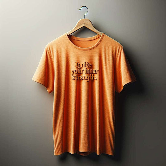 Ignite Your Inner Strength Orange T-Shirt
