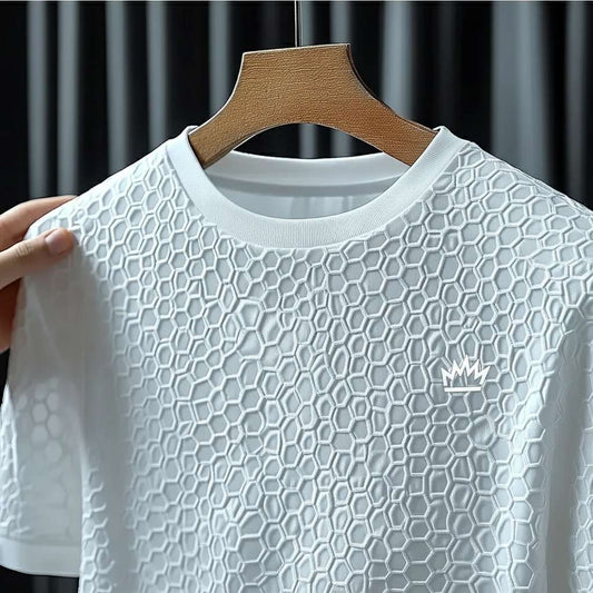 Hexagon Crown T-Shirt - White