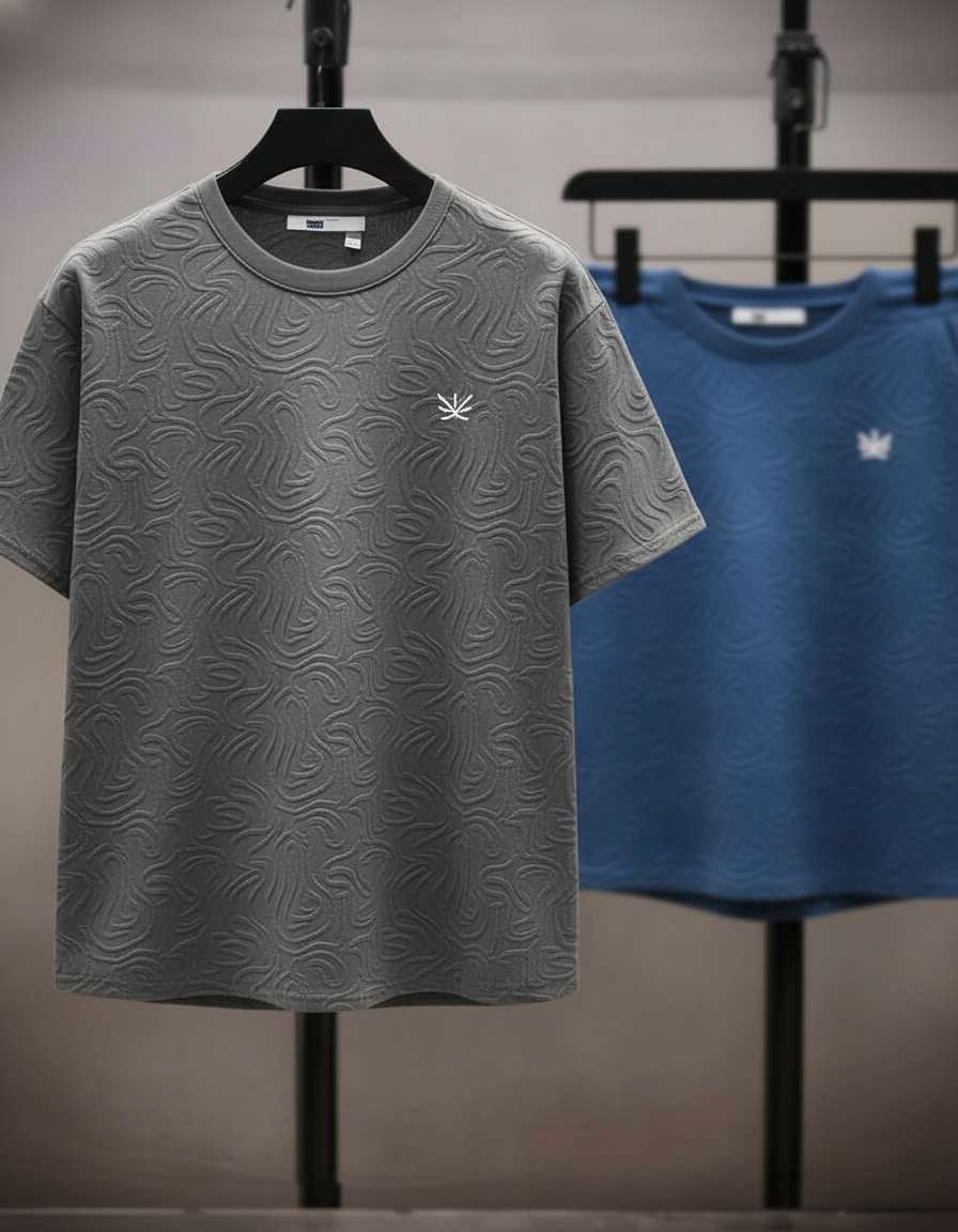 Simple and Sophisticated White T-Shirt - Grey