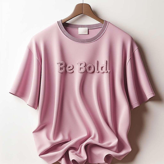 Soft Pink 'Be Bold.' T-Shirt