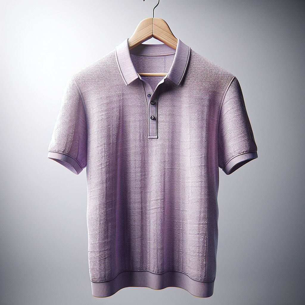 Sophisticated Lavender Polo Shirt