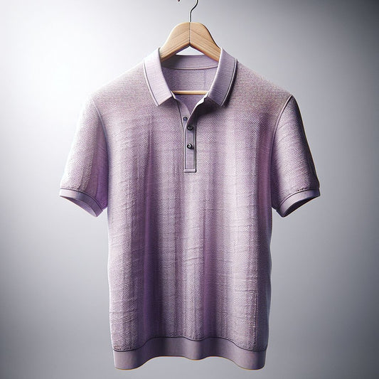 Sophisticated Lavender Polo Shirt