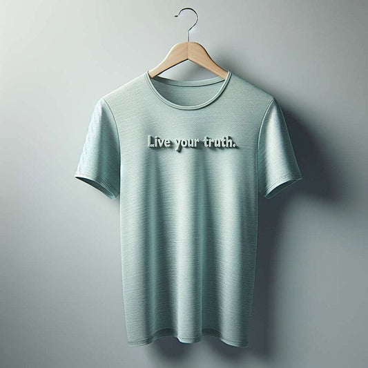 Live Your Truth Pale Green T-Shirt