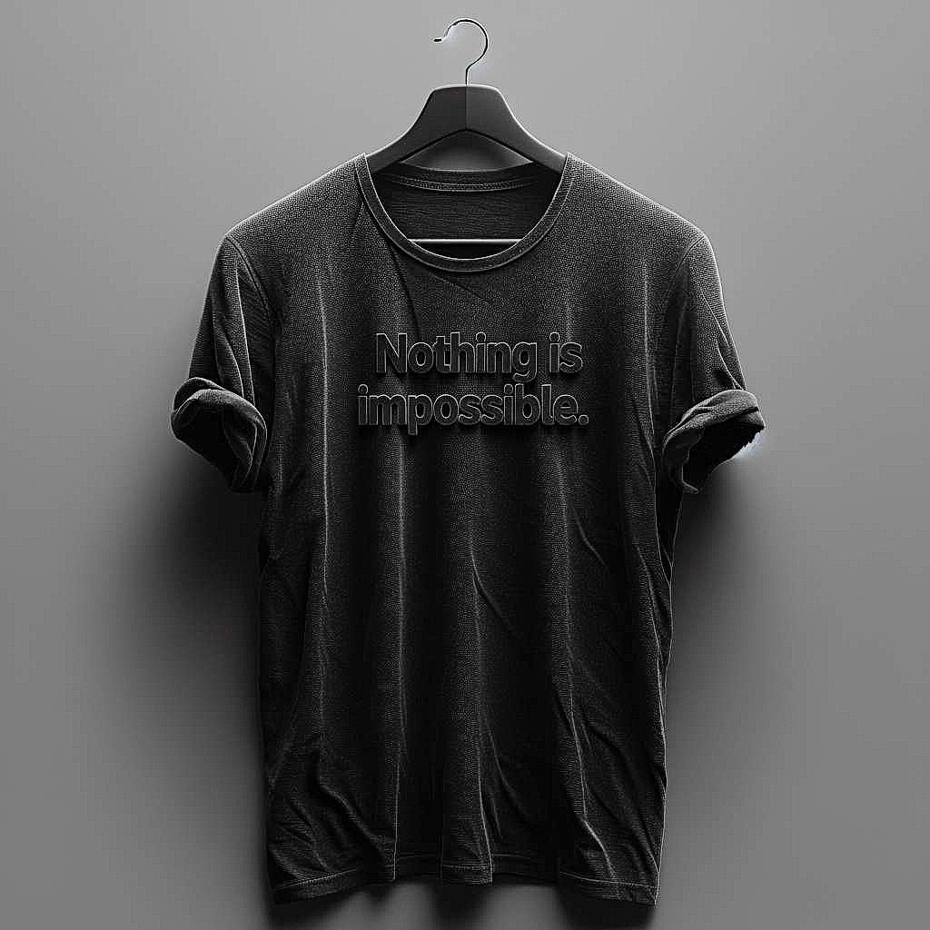 "Nothing is impossible" Dark T-Shirt