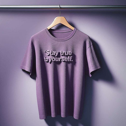 Stay True to Yourself Lavender T-Shirt
