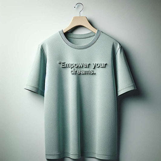 Empower your dreams - Soft Green T-Shirt