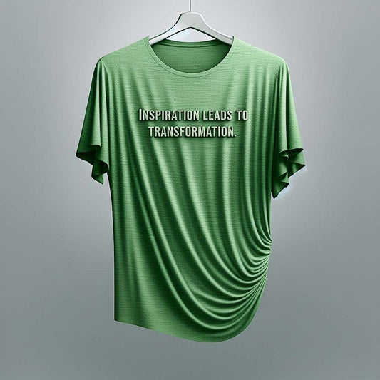 Inspiration Leads to Transformation Green T-Shirt