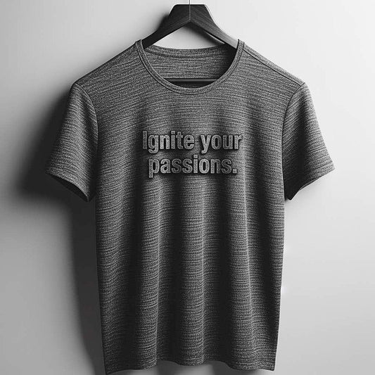 Ignite Your Passions Heathered Gray T-Shirt