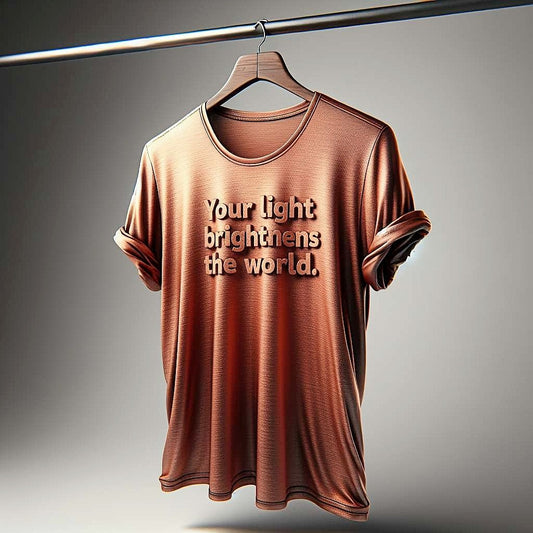 Your Light Brightens the World Earthy T-Shirt
