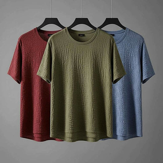 Versatile Earth Tone Combo T-Shirt Set