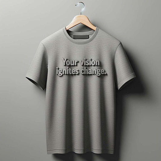 Your vision ignites change Gray T-Shirt