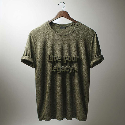 Live Your Legacy Olive Green T-Shirt