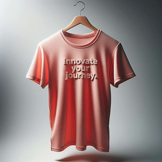 Innovate Your Journey T-Shirt in Pastel Pink