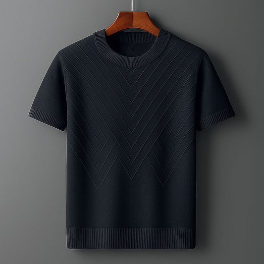 Minimalist V-Shape Chevron T-Shirt - Sleek and Sophisticated Design