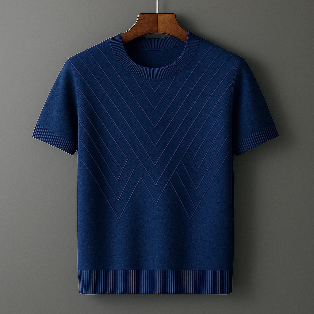 Sleek and Sophisticated Navy Blue T-Shirt