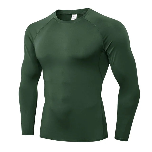 Men's Compression Shirts Longs Sleeve T-Shirt