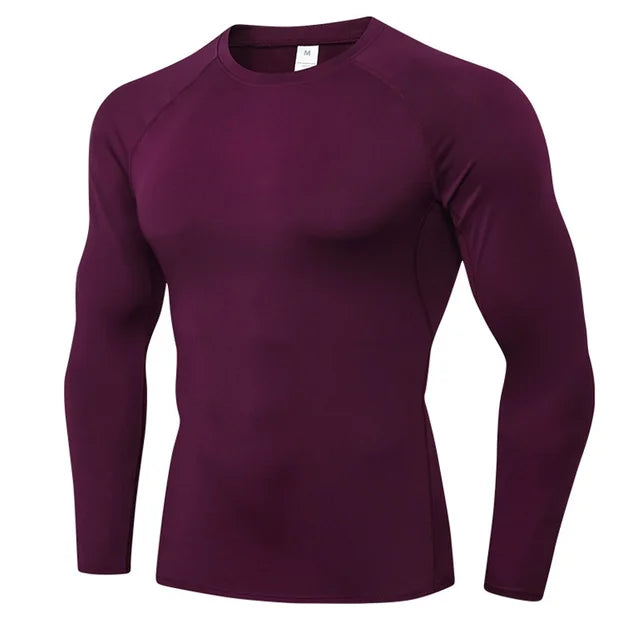 Men's Compression Shirts Longs Sleeve T-Shirt